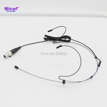

MICWL L4-SHURE Pro Headset Omnidirectional Microphone TA4F mini Mic For Shure UT PGX SLX ULX UGX Wireless Hewd worn System