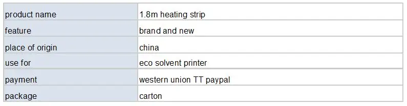 1.8m heating strip