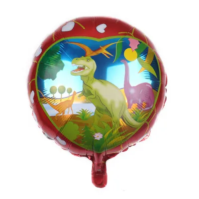 

Lucky 50pcs/lot 18 inch Cartoon Dinosaur Foil Helium Balloons Jurassic Park Birthday Party Supplies Decorations Globos Kids Toys