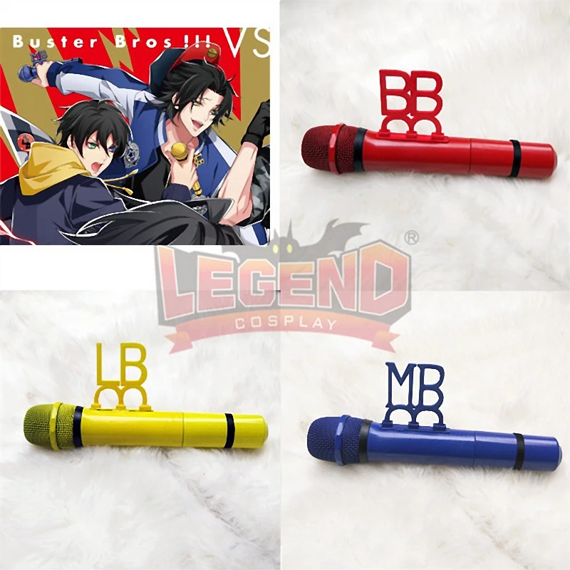 

Cosplaylegend Division rap battle HypnosisMic microphone Ramuda Amemura Doppo Kannonzaka cosplay microphone props
