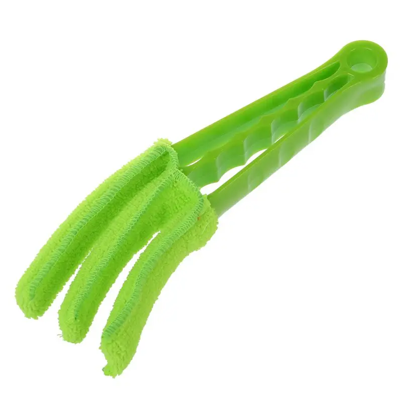

Venetian Blind Cleaner Brush Duster Cleaning for 3 Slats Green