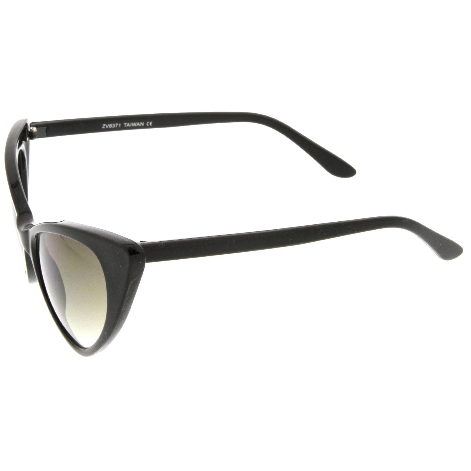Women's Retro Oversized High Point Cat Eye Sunglasses 55mm (3)
