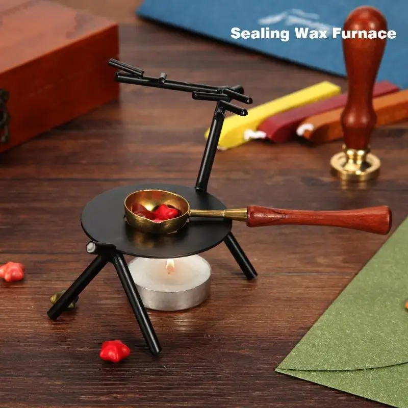 

Deer Shape Retro Wax Seal Stamp Metal Wax Stick Sealing Wax Furnace Stove