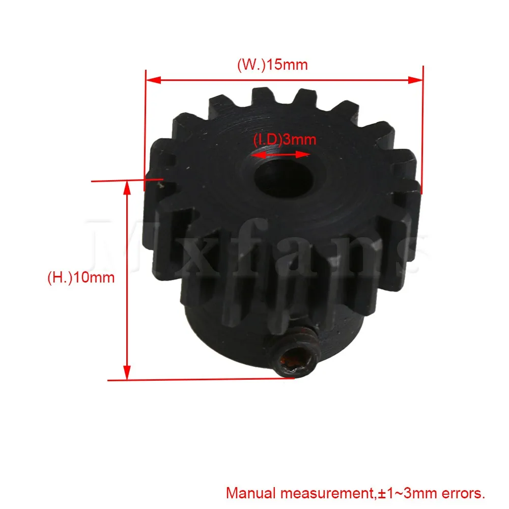 Mxfans 17T RC Мотор шестерня 0088 для WL 12428 12423 RC1: 12 внедорожных багги|Детали и аксессуары|