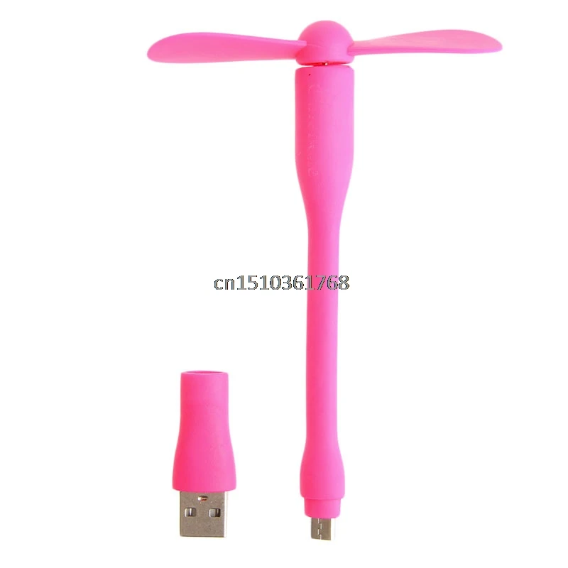 Портативный гибкая USB Mini вентилятор охлаждения Cooler для телефона Android ноутбука рабочего № Y05 # C05 # - изображение