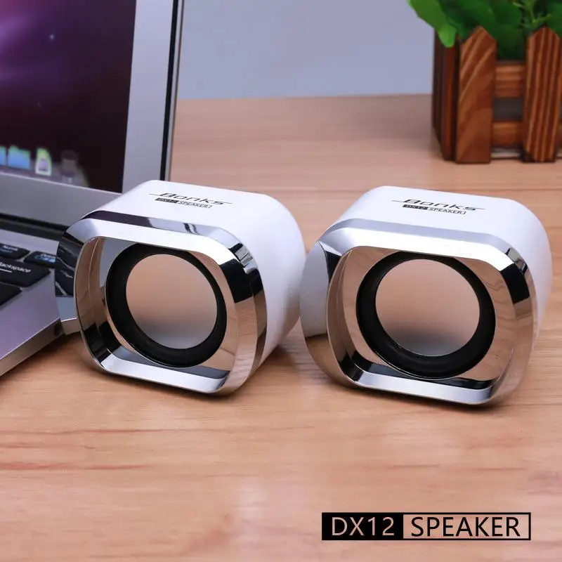 HobbyLane Mini Computer Speakers USB AUX Jack 3.5mm PC Desktop Laptop Stereo Wired Sound Subwoofer Computer Speakers d29