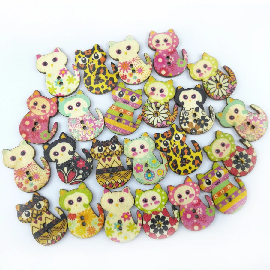 wooden craft buttons bulk