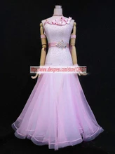 Ballroom Dance Dresses Women Custom Made Elegant Lilac Waltz Tango Flamenco Modren Ballroom Competition Dancing Dress