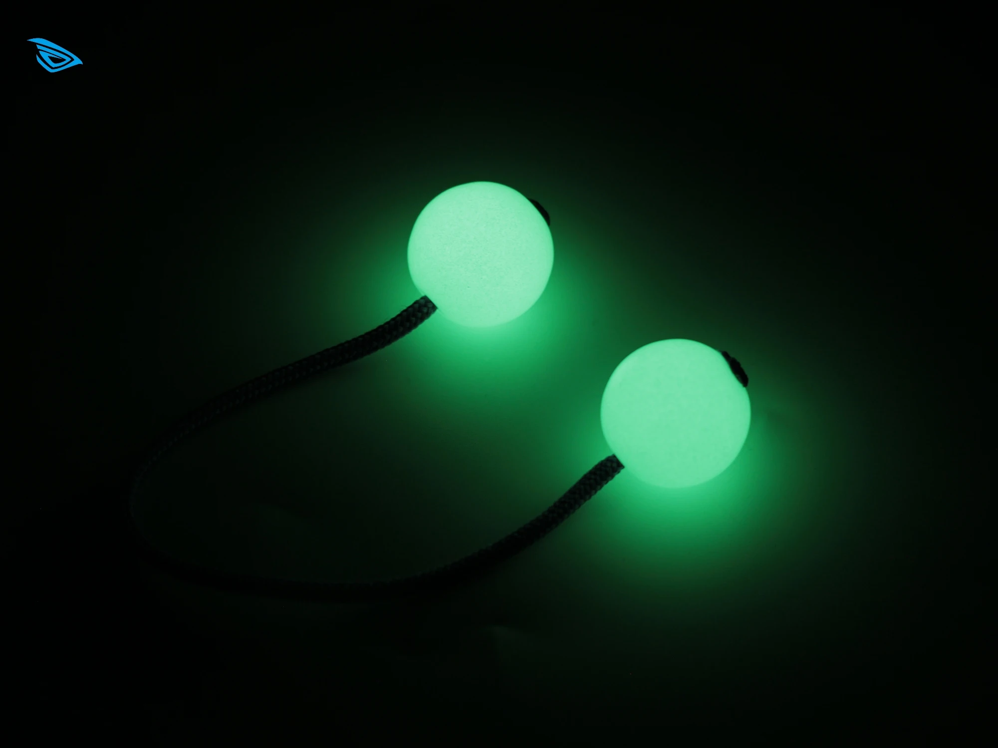 Светящиеся бусины для Begleri игрушка Непоседа ручной работы зеленый синий