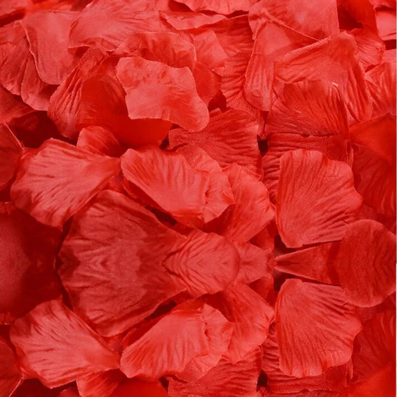 Top quality 1000pcs Silk Rose  Flower  Petals  Leaves Wedding 