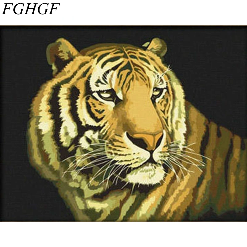 Hot Selling Diy Oil Painting By Numbers Hand Painting Oil On Canvas