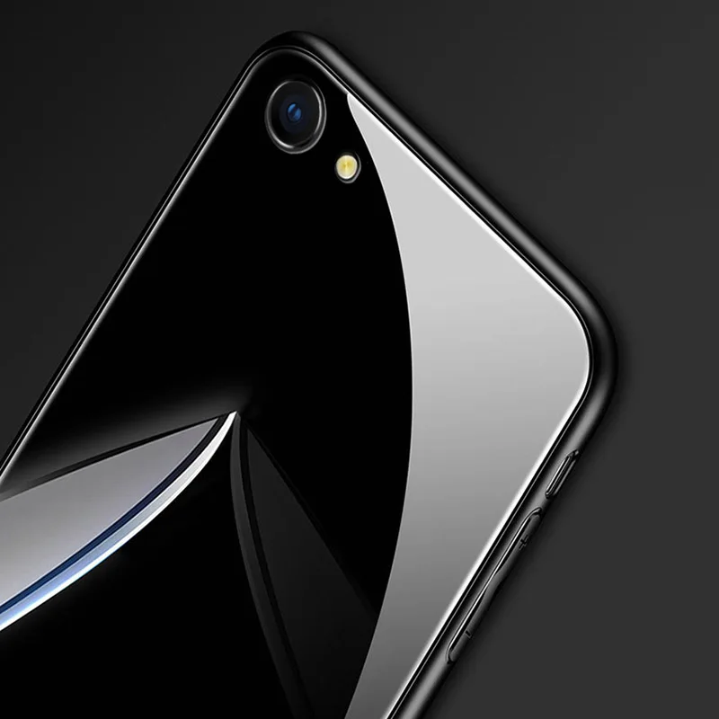 Чехол из закаленного стекла для OPPO A3S A83 F7 A3 A5 R17 F11 Pro R9S R9 Plus силиконовый защитный
