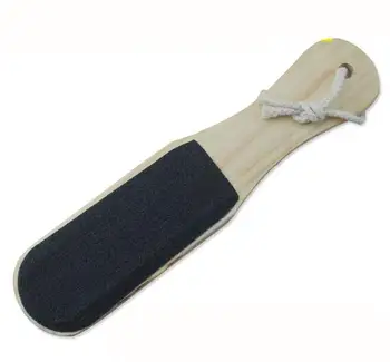 

22 pcs Wooden handle Double-sided Foot File Care Dead Skin Callus Remover Pedicure Tool Wood
