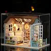 Housse de poupée pour cadeaux de noël, Puzzle Miniature, bricolage, jouet, modèle de maison de poupée, construction de meubles en bois ► Photo 3/6
