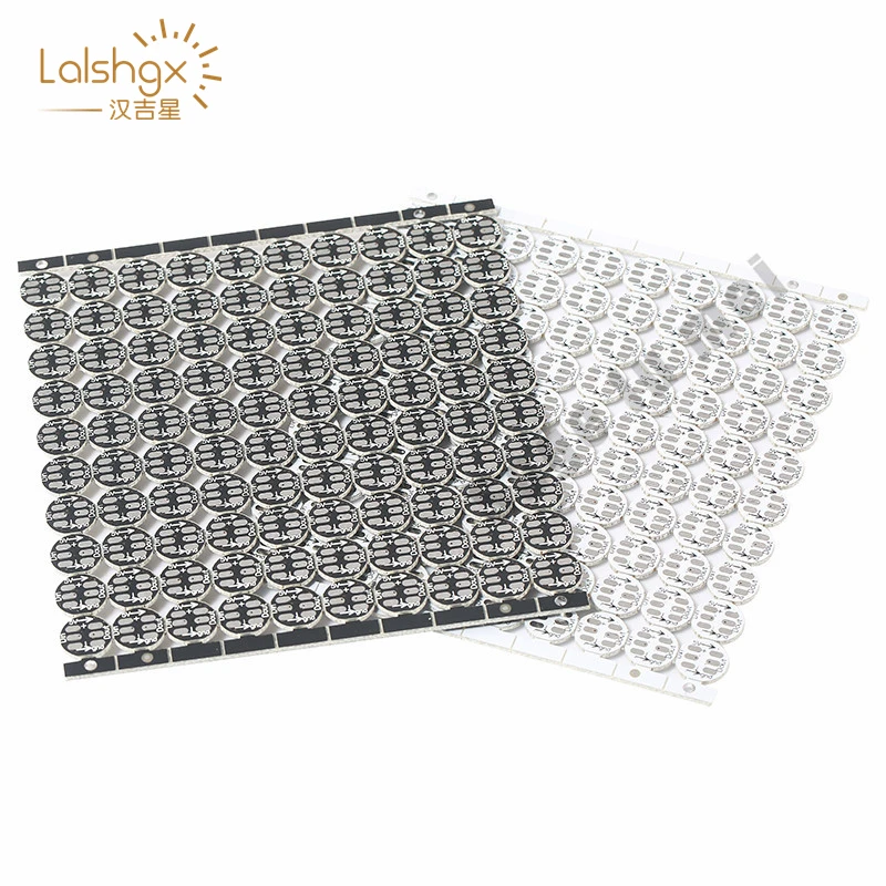 

DC 5V ws2812 individually addressable RGB full color ws2812b led with heatsink (10mm*3mm) white/black 4-pin Board