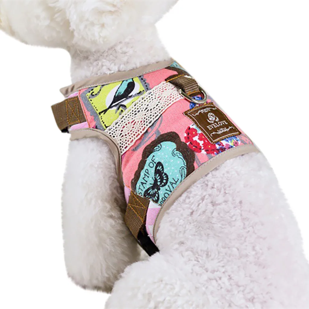 

Adjustable Pet Dog Breathable Traction Fashion Printing Chest Strap With Dogs Padded Extra Big Large Medium Small Dog Hot #80