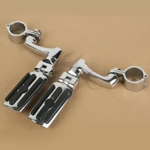 

Chrome 32MM Universal Highway FootPeg Mount For Kawasaki Harley Suzuki Honda Bar