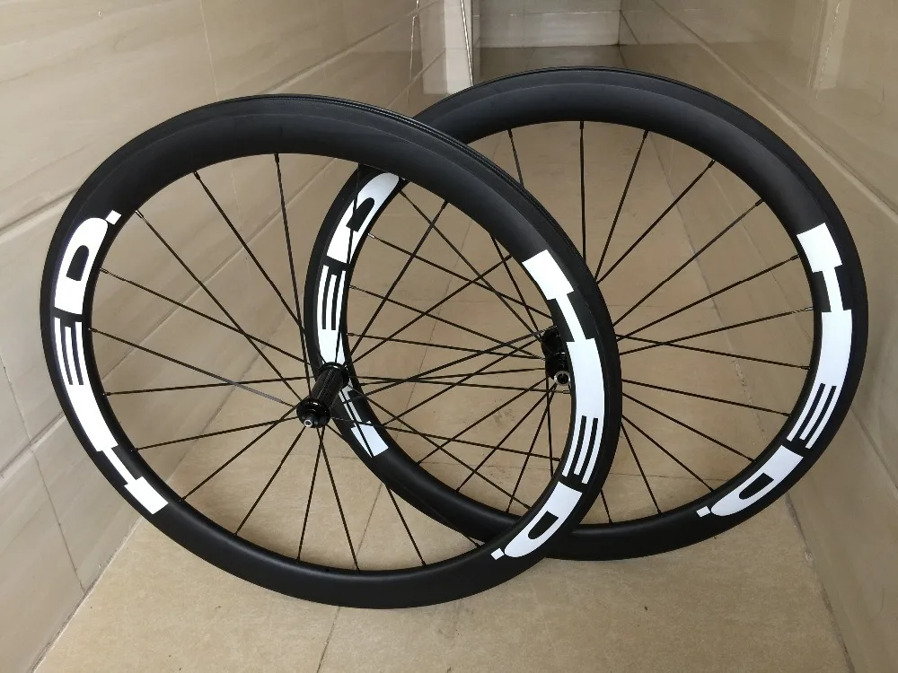 Best 50MM Carbon Wheels 700C Clincher Carbon Fiber Road Bike Wheelset