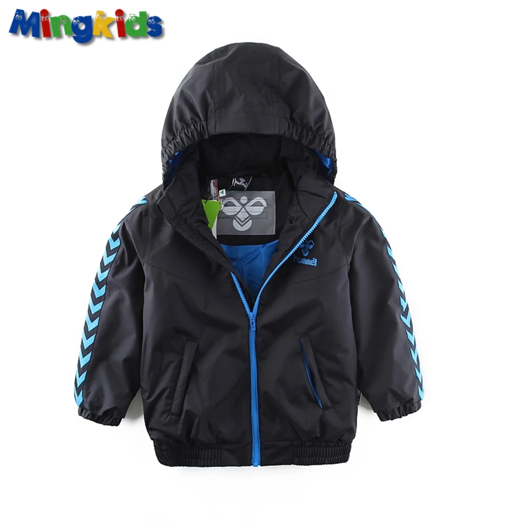 

Mingkids Outdoor thermal Boy jacket Waterproof Windproof coat for boys cotton lining spring autumn European Size German quality