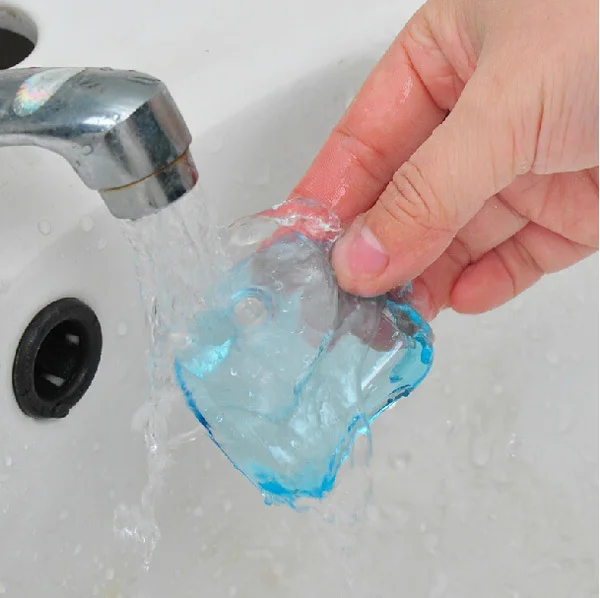 Moonbiffy 1 шт. прозрачный синий пластик супер присоски бритва Стойка Ванная Бритва держатель на присоске бритва