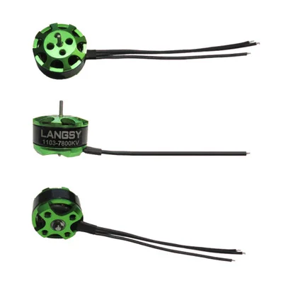 4 шт. 1103 7800KV 1-3S бесщеточный двигатель 1 0 мм крепежный вал Поддержка 5-2 5 Inch Propeller для
