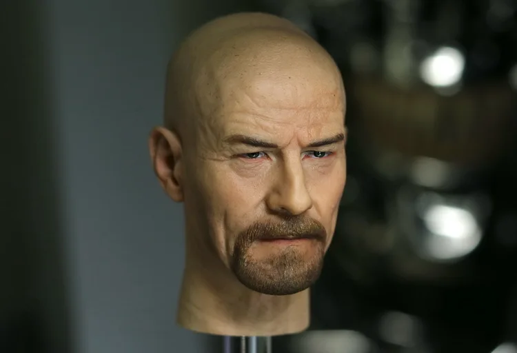 [ESTARTEK] 1:6 высокого качества Breaking Bad Walter White Head Sculpt Bryan Cranston Head для 1" Коллекционная Фигурка DIY