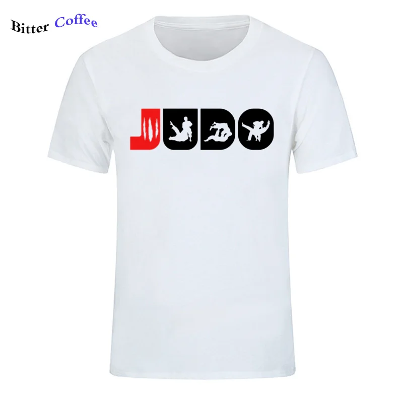 Новая футболка дзюдо для боевых искусств, подарки дзюдо, футболка для дзюдо для мужчин, графическая футболка с круглым вырезом, хлопок, футболка с принтом