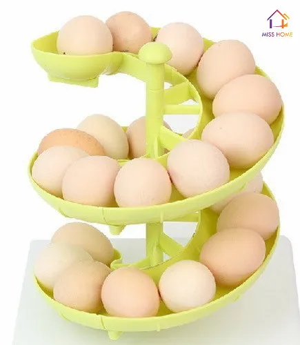 Us 17 5 Plastic Egg Baskets Spiral Racks Kitchen Storage Bo And Mh 1204 In Holders From Home Garden