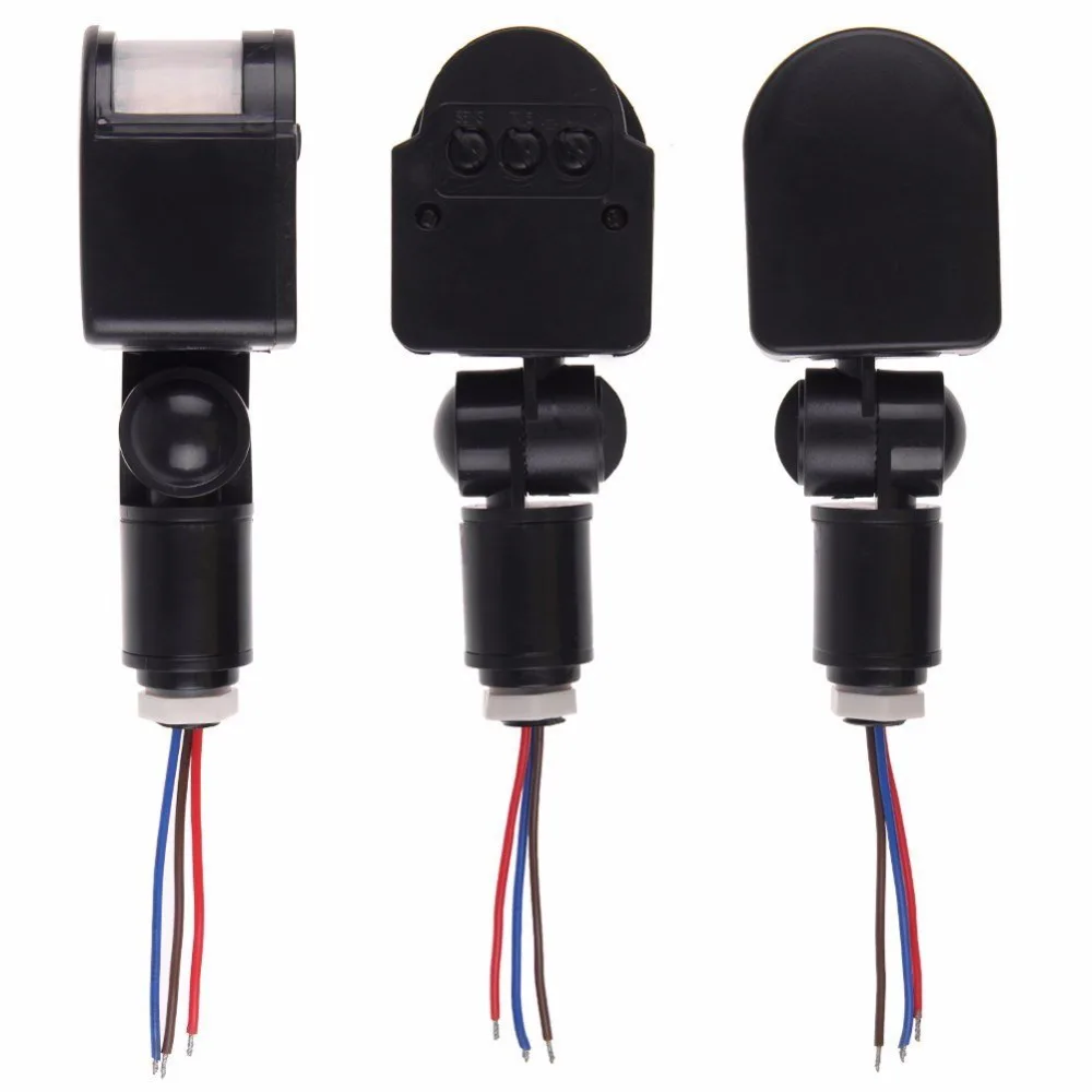 

3pcs Sensor Switch Light AC110V~240V Motion Sensor Detector Wall Light Switch 140 Degree 12M Auto Led Outdoor Infrared PIR Light