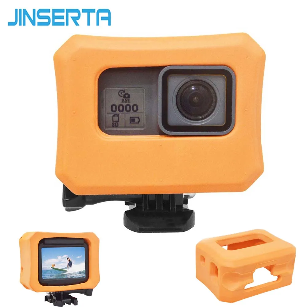 JINSERTA плавающий чехол для Gopro Hero 7 сёрфинга поплавок Крышка корпуса для Gopro Hero 6 5 Аксессуары для экшн-камеры