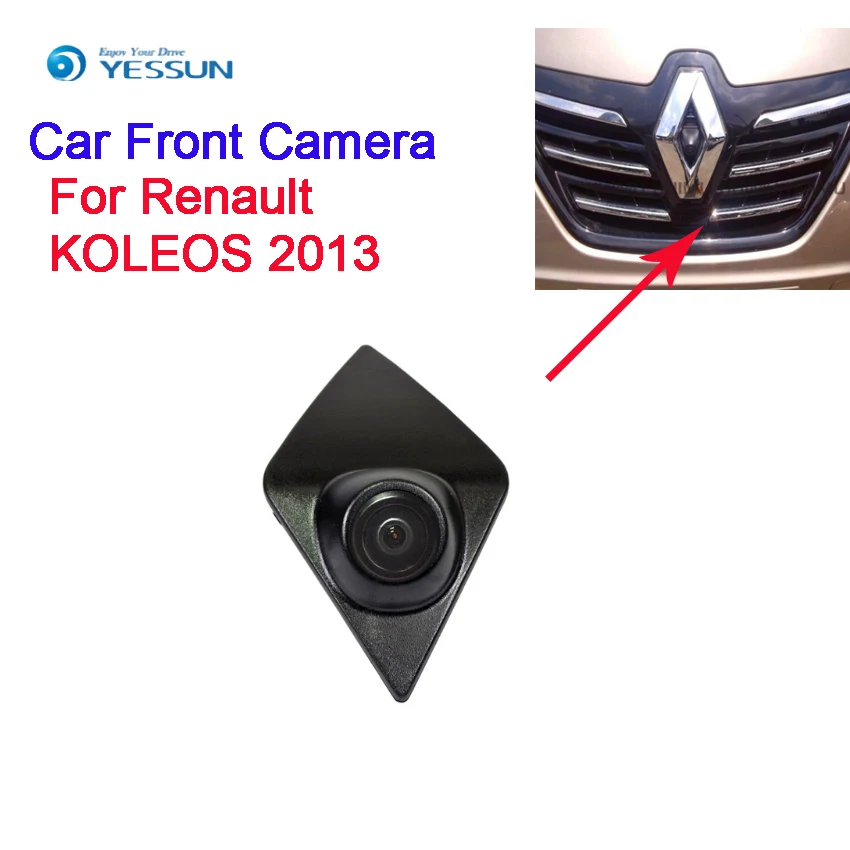 

YESSUN CCD Car Front Emblem Camera Logo View Camera for Renault Koleos 2013 4S shop high quality car hd Front Camera