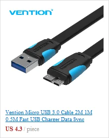 Адаптер Vention USB type C USB 3,0 OTG Кабель-адаптер 2 в 1 Micro USB OTG конвертер для Xiaomi One Plus Nexus 6P