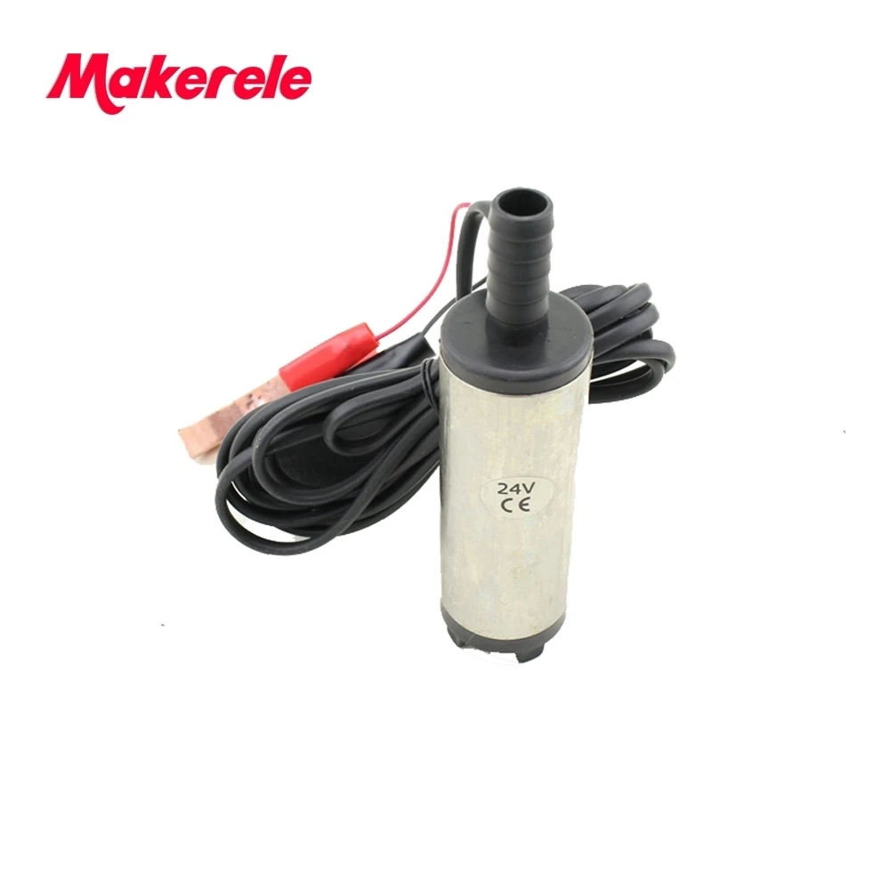 

Free shipping DC 24V Submersible Diesel Fuel Water Oil Pump Car Camping Portable