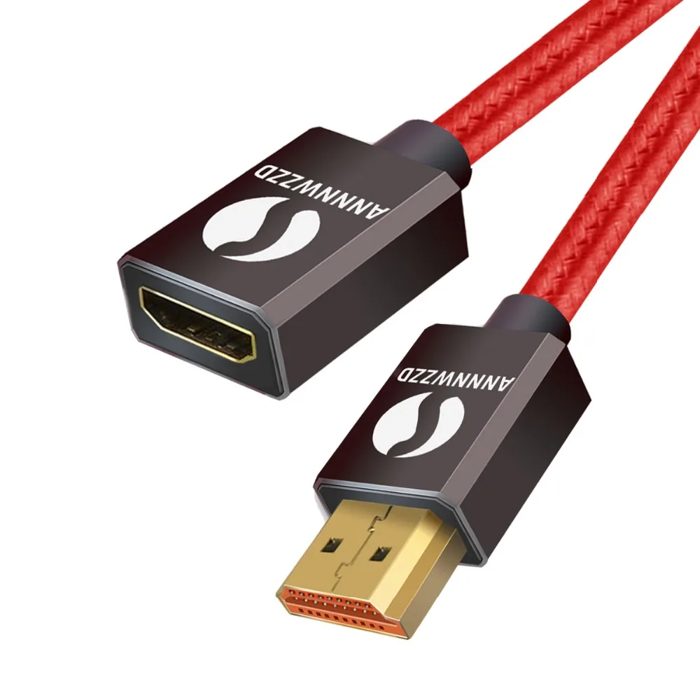 HDMI تمديد كابل 1080 P 3D HDMI الذكور إلى الإناث موسع للكمبيوتر/HDTV/محمول/العارض في الصوت الفيديو كابل 1 m 2 m 3 m 0.5 m