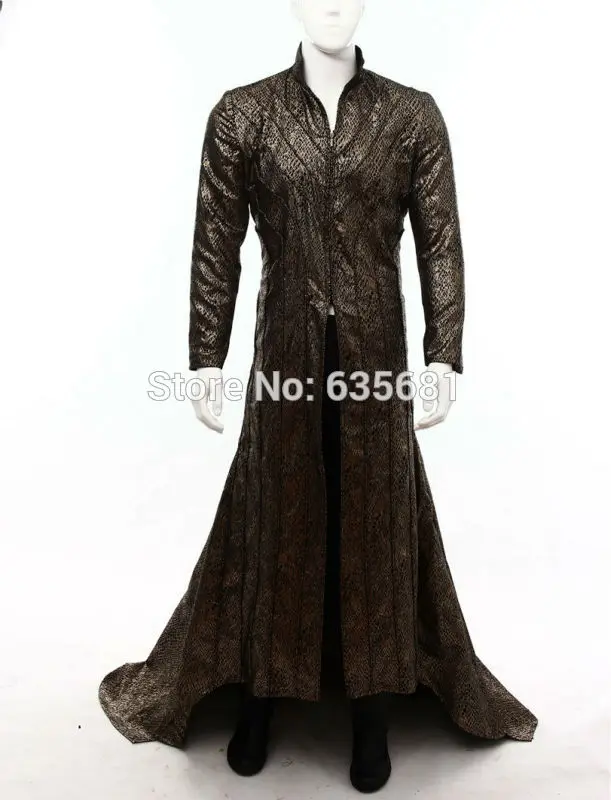 Cos The Hobbit: демонтаж Smaug Thranduil Косплей Костюм волшебника короли фильм|hobbit costume|hobbit
