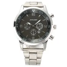 fashion business casual men’s sports watches luxury brand stainless steel plate with calendar military watches relogio masculino