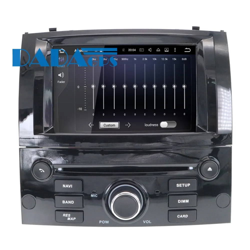 Excellent Android 8.0 7.1 Car Radio Stereo DVD Player GPS Headunit for Peugeot 407 2004-2006 2007 2008 2009 2010 Car Auto Audio Multimedia 3