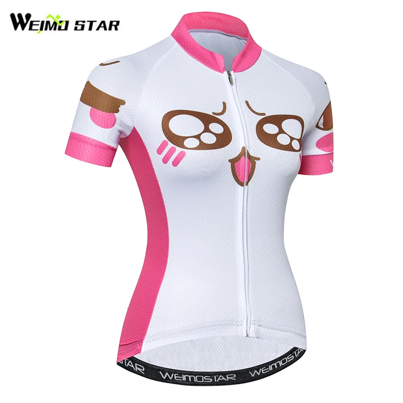 Weimostar Женская велосипедная Джерси одежда из для гонок roupa ciclismo забавная