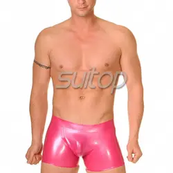 Suitop природа латекс Металл Pink Boxer