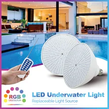 PAR38 Swimming pool light 300w replacement by 35W LED bulb RGB color changing IP68 underwater wireless remote control