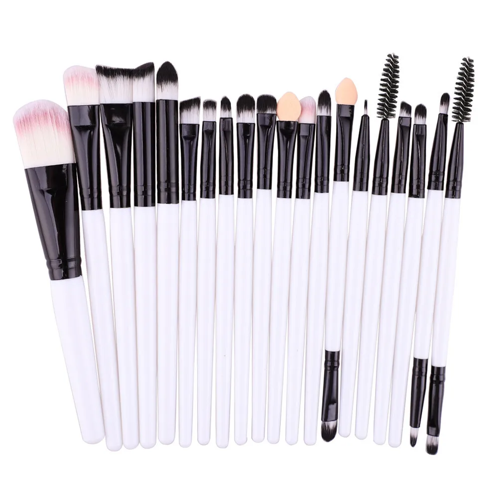 

Makeup Brushes set Professional with case 20 pcs Makeup Brush Set tools Make-up Toiletry Kit Wool Make Up