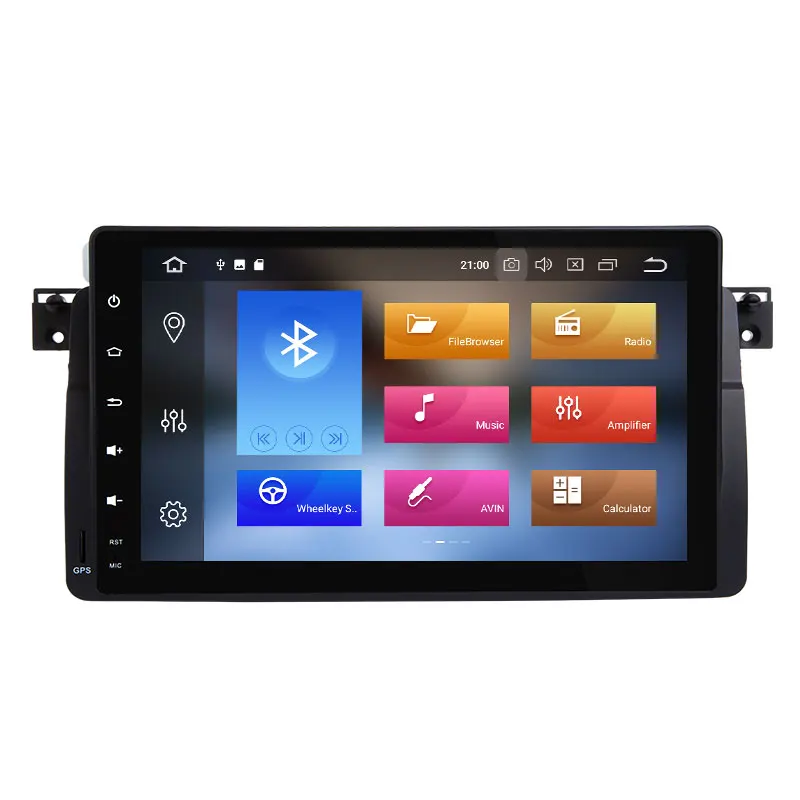 Top Xonrich 1 Din Android 8.0 Car Radio For BMW E46 Navigation M3 Rover 75 318/320/325/330/335 GPS DVD Player Qcta Core 2