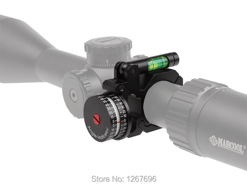 HY3387 30&25.4mm Ring Mount With Zomm Rail Bubble Level Angle Indicator (6)