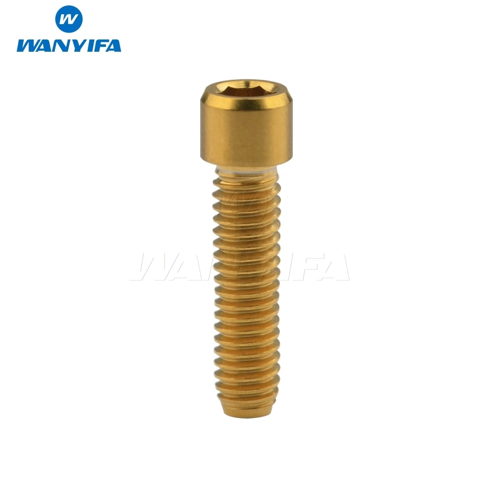 Титановый болт Wanyifa M4 x 10 13 5 15 20 25 мм шестигранный ключ маленький винт для