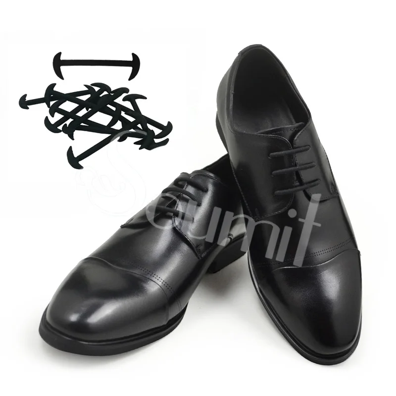 12 шт./компл./комплект, модные мужские и женские ботинки без шнуровки, эластичные силиконовые спортивные кожаные ботинки, обувь на шнуровке