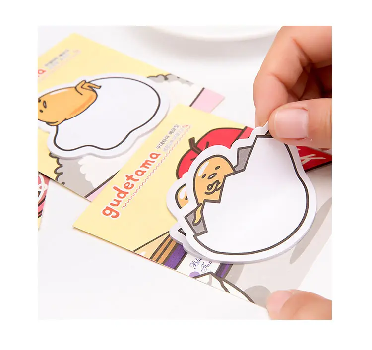 CXZY page cute Gudetama Lazy egg memo pad самоклеящийся блокнот для записей клеящийся бумажный стикер kawaii Корейская школьная записная книжка 3B818