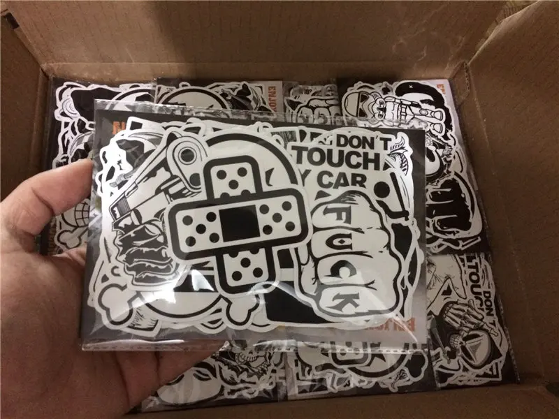 

PANFELOU 300 PCS Mixed tickers for the trunk of the suitcase to the death of graffiti house of novelty
