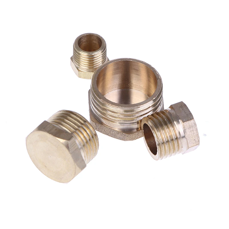 1 шт. Новый латунный 1/8 &quot1/4&quot 3/8 &quot1/2&quot внешний шестигранник Резьбовая