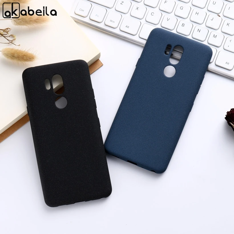 

AKABEILA Phone Cases For LG G7 ThinQ Case Silicone Matte Covers For LG V30 Q8 Q6 Plus G5 G4 Coque Fundas Skin Housing Bags Shell
