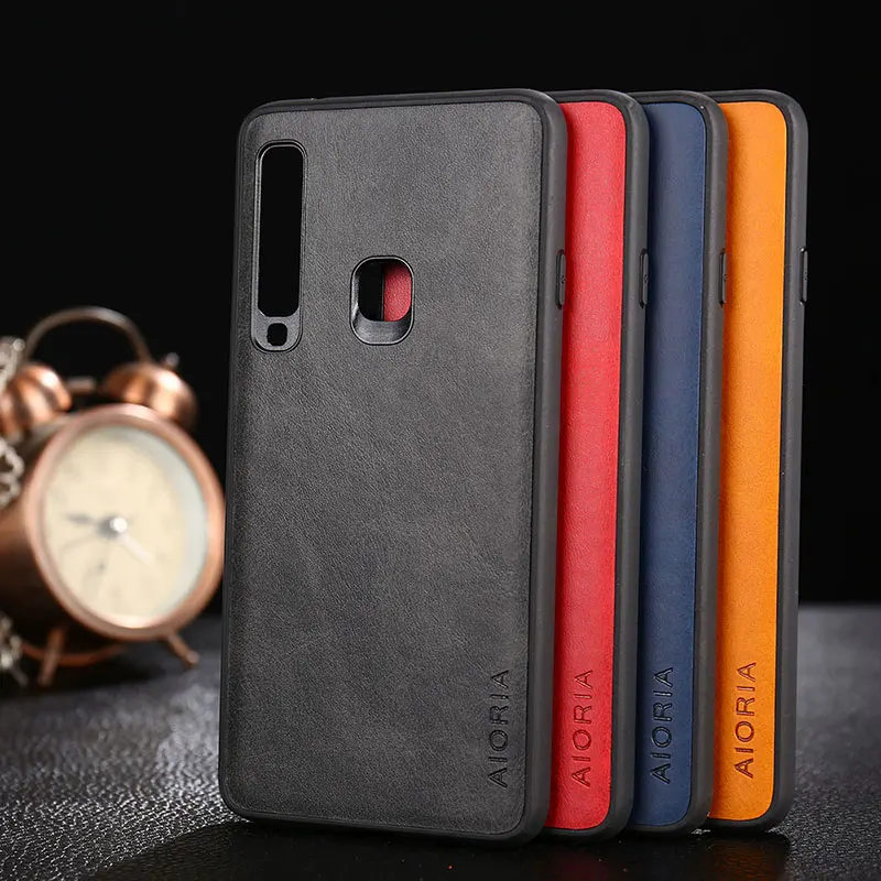Чехол для Samsung Galaxy A9 2018 A920F роскошный кожаный чехол в винтажном стиле чехлы